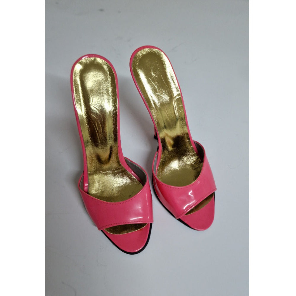 Patent Leather Mule. Sample sale. UK 5.