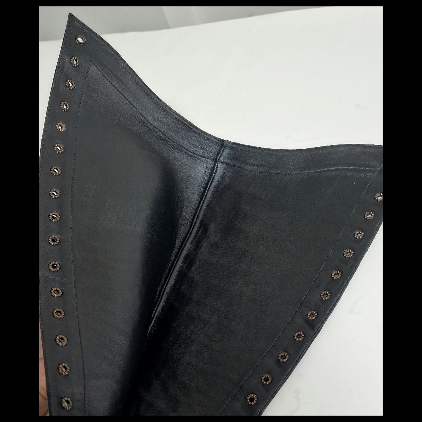 Knee-High Extreme Stiletto Boot With Platform. Sample Sale. UK 6.