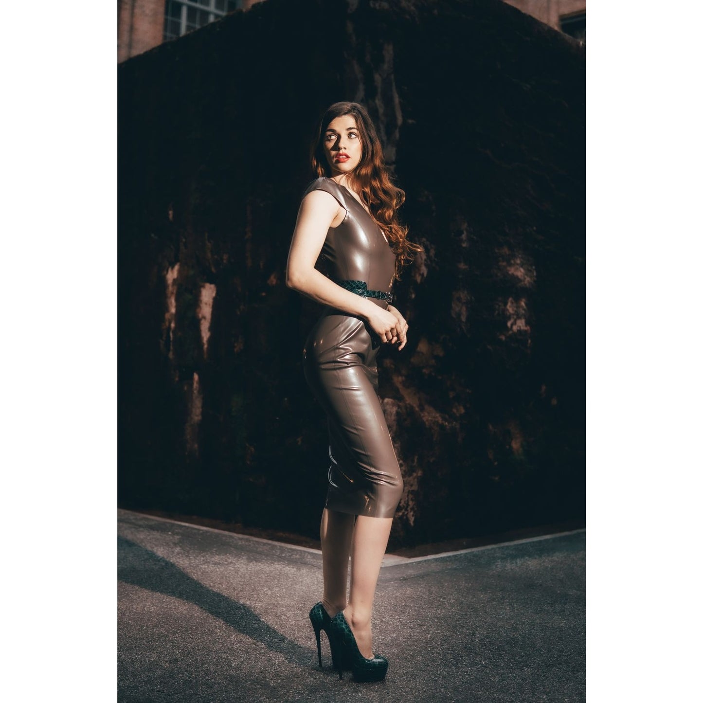 "Aurelia" Platform Stiletto With Closed Toe (Custom Made)