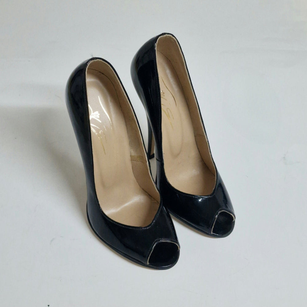Haven. Classic Fetish Peep-toe Stiletto. Sample Sale. UK 4. EU 37. (Custom made)