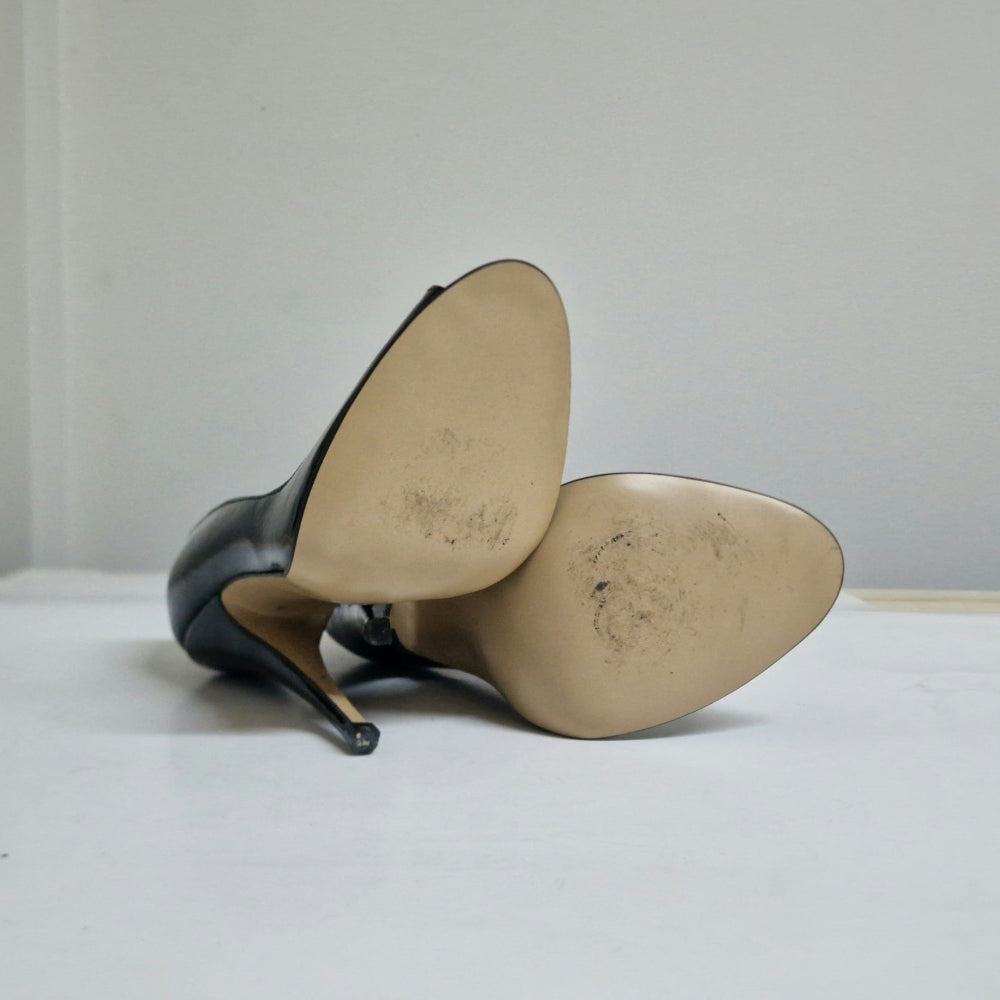 Haven. Classic Fetish Peep-toe Stiletto. Sample Sale. UK 4. EU 37. (Custom made)