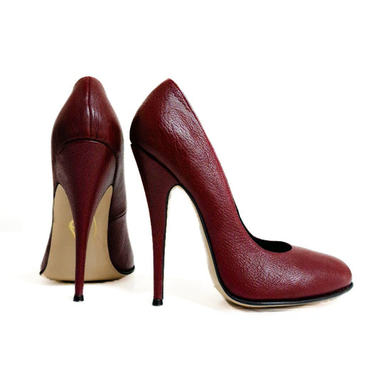 "The Lady's Maid" Classic Round Toe Stiletto. Sample Sale. UK 8.