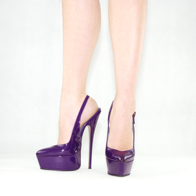"Keana" Sling Back Stiletto With Platform (Custom Made)