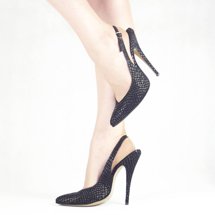 "Tasia" Classic Sling Back Stiletto (Custom Made)