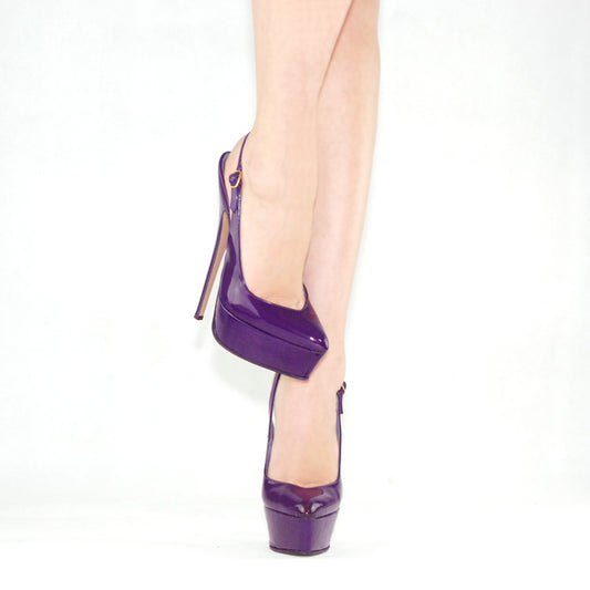 "Keana" Sling Back Stiletto With Platform (Custom Made)